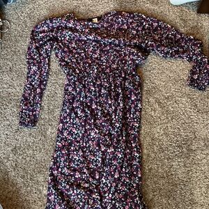 Floral Long Sleeve Dress